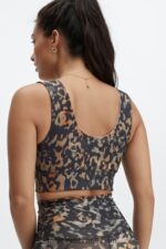 Fabletics camuflagem selvagem/gaia 420HR1866 sutiã esportivo reversível de impacto médio harlow mulheres - Image 4