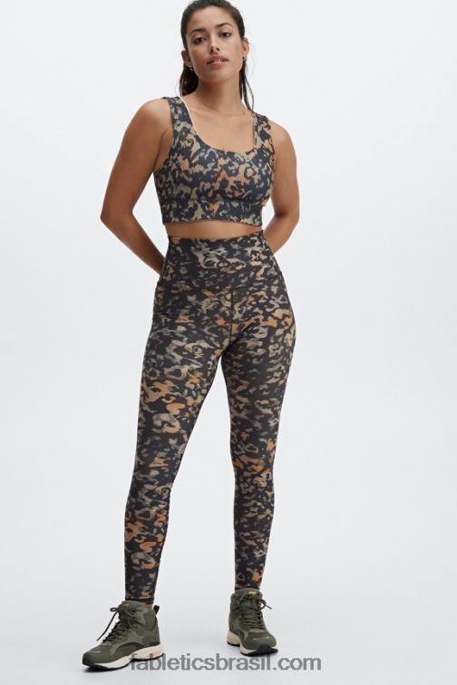 Fabletics camuflagem selvagem/gaia 420HR1866 sutiã esportivo reversível de impacto médio harlow mulheres - Image 6