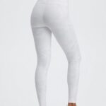 Fabletics camuflagem urze branca 420HR976 define legging cintura alta powerhold 74 mulheres