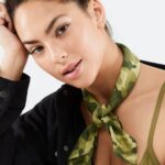 Fabletics camuflagem verde-oliva desbotada 420HR3031 bandana mulheres