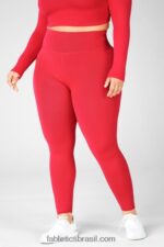Fabletics caqui 420HR1249 legging cintura alta em malha esculpida mulheres - Image 2