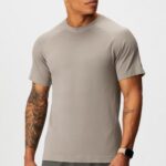 Fabletics caqui brutalista 420HR3548 o tee do dia de treinamento 186 homens