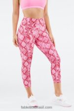 Fabletics caqui píton 420HR988 define powerhold capri cintura alta mulheres - Image 2