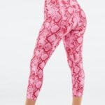 Fabletics caqui píton 420HR988 define powerhold capri cintura alta mulheres