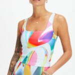 Fabletics carnaval 420HR1586 tanque de sutiã embutido orgulho mulheres