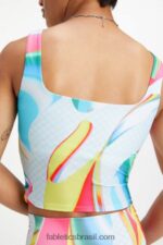 Fabletics carnaval 420HR1586 tanque de sutiã embutido orgulho mulheres - Image 4