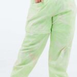 Fabletics carvão camuflado/folha 420HR198 calça conversível kalani mulheres
