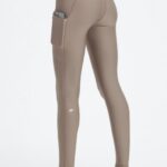 Fabletics casca de salgueiro 420HR1034 Legging cintura alta com bolso therma-flex mulheres
