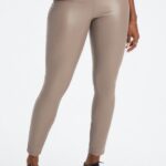 Fabletics casca de salgueiro 420HR1062 legging de couro vegano mulheres
