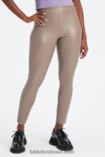 Fabletics casca de salgueiro 420HR1062 legging de couro vegano mulheres