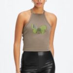 Fabletics casca de salgueiro / mosca de fogo 420HR2228 tanque de cabresto ao vivo mulheres