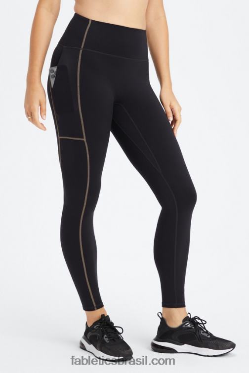 Fabletics casca de salgueiro/preta 420HR1090 legging utilitária trinity motion365+ hw mulheres - Image 2