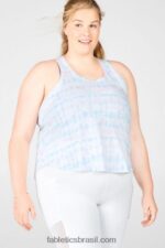 Fabletics cascata 420HR2413 tanque de jade mulheres