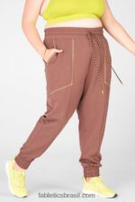 Fabletics castanha/gaia/raspas 420HR222 calça de moletom íris mulheres - Image 2
