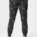 Fabletics castanha/gaia/raspas 420HR38 corredor de desempenho de cintura alta mulheres