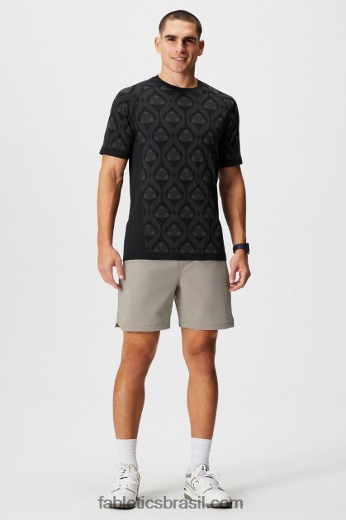 Fabletics castelo de fairway preto 420HR3467 o tee do dia de treinamento 176 homens - Image 3