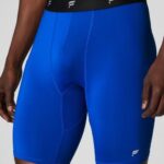 Fabletics celeste 420HR3113 a camada de base curta homens