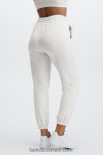 Fabletics celeste/branco clássico 420HR171 calça de moletom clássica mulheres - Image 2
