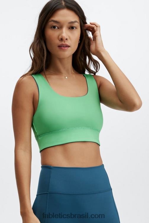 Fabletics cerceta da meia-noite/folha de primavera 420HR1868 sutiã esportivo reversível de impacto médio harlow mulheres - Image 3