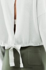 Fabletics cerceta empoeirada 420HR2710 moletom com amarração anna mulheres - Image 2