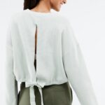 Fabletics cerceta empoeirada 420HR2710 moletom com amarração anna mulheres