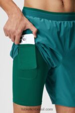 Fabletics cerceta escura 420HR3146 o fundamental curto ii (alinhado) 136 homens - Image 2