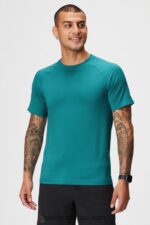 Fabletics cerceta escura 420HR3472 o tee do dia de treinamento 177 homens