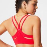 Fabletics cereja clássica 420HR1450 principal sutiã de baixo impacto mulheres
