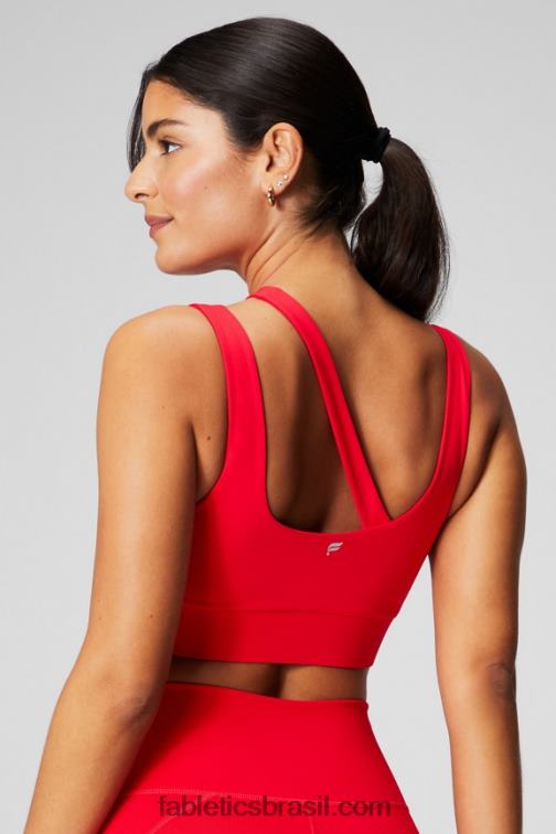 Fabletics cereja clássica 420HR1736 sutiã esportivo de médio impacto callie mulheres - Image 2