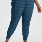 Fabletics cereja clássico/branco clássico 420HR162 aspen puffer jogger mulheres