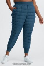 Fabletics cereja clássico/branco clássico 420HR162 aspen puffer jogger mulheres