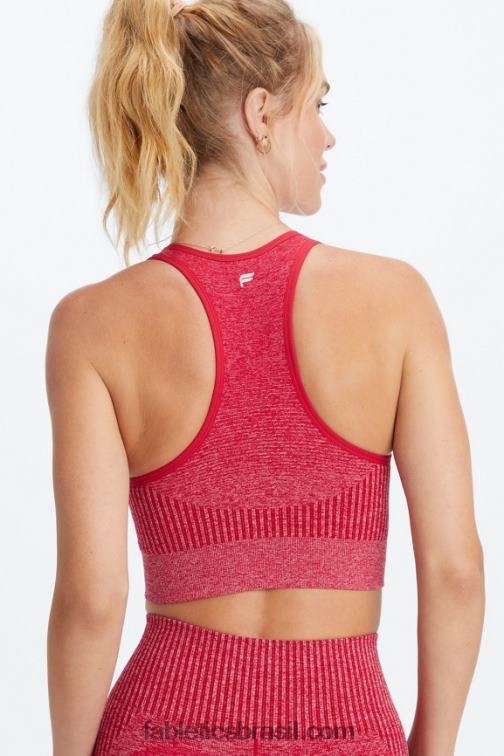 Fabletics cereja doce escura/casca mole 420HR1560 sutiã ombre sem costura de baixo impacto mulheres - Image 2