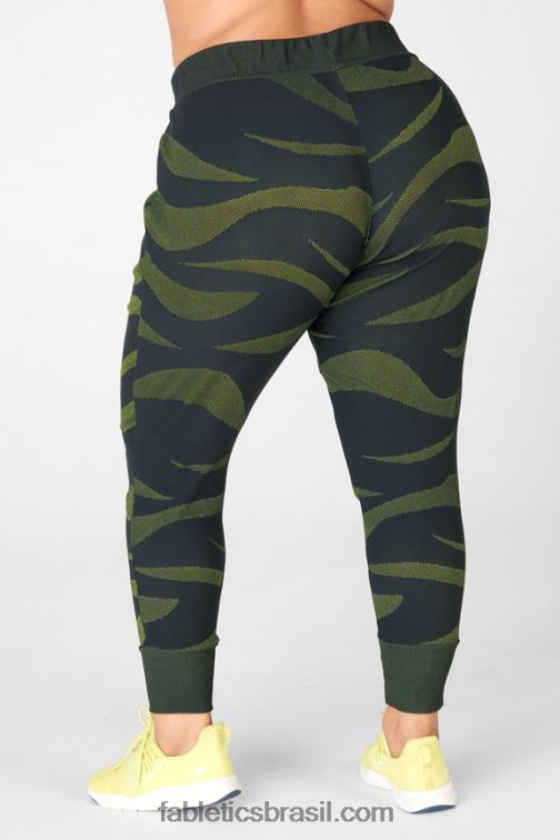 Fabletics cereja doce/rosa de pelúcia 420HR216 jogger jacquard joelle mulheres - Image 3
