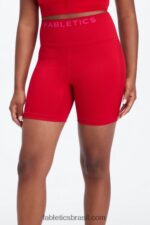 Fabletics cereja doce/rosa de pelúcia 420HR353 short 6'' cintura alta sem costuras sync mulheres - Image 2
