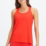 Fabletics cereja elétrica 420HR2185 tanque nadador phoenix lite mulheres
