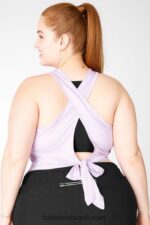 Fabletics céu roxo urze 420HR2376 tanque de areia mulheres