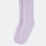 Fabletics céu roxo urze 420HR2990 meia restoreknit 9'' mulheres