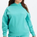Fabletics ciano escuro/aveia 420HR2516 moletom ecológico mulheres