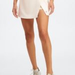 Fabletics ciano escuro/aveia 420HR640 saia de bolso mulheres