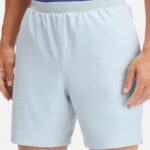 Fabletics cinza azul 420HR3223 o curto fundamental ii 150 homens