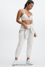 Fabletics cinza claro 420HR2514 moletom eco go-to pocket mulheres - Image 4