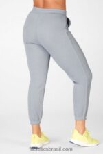 Fabletics cinza golfinho/tintura de gravata macia 420HR201 calça de moletom esterlina mulheres - Image 2