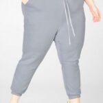 Fabletics cinza golfinho/tintura de gravata macia 420HR202 calça de moletom esterlina mulheres