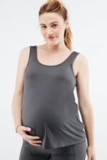 Fabletics cinza médio 420HR2286 tanque maternidade mariel mulheres