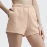 Fabletics cinza menta/oliva 420HR428 bermuda slim go-to mulheres