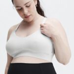 Fabletics cinza mineral 420HR1605 sutiã de amamentação mulheres