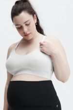 Fabletics cinza mineral 420HR1605 sutiã de amamentação mulheres