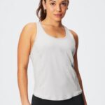 Fabletics cinza mineral 420HR2182 tanque nadador phoenix lite mulheres