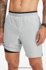 Fabletics cinza mineral 420HR3128 o fundamental curto ii (alinhado) 133 homens