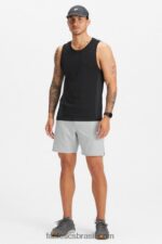 Fabletics cinza mineral 420HR3194 o curto fundamental ii 144 homens - Image 4
